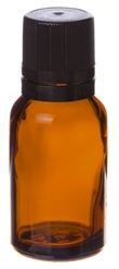 15ml empty glass oil bottle